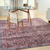 nourison grand washables grw06 brick ivory rug