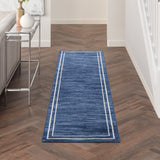 nourison nourison essentials nre02 navy ivory rug