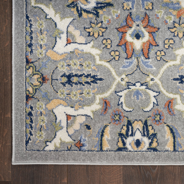 nourison allur alr03 grey rug