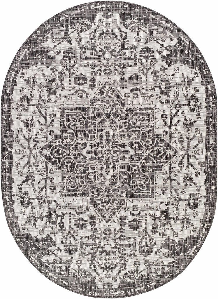 Hauteloom Kilmacolm KLMC Black Machine Made Polypropylene Rug
