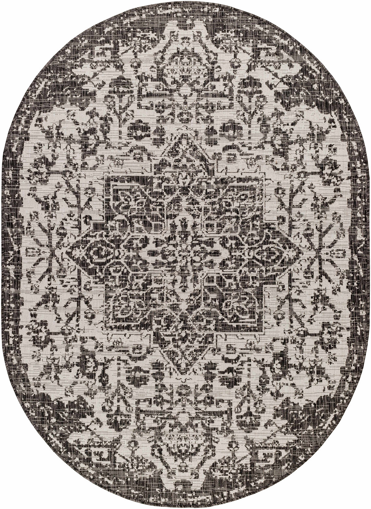 Hauteloom Kilmacolm KLMC Black Machine Made Polypropylene Rug