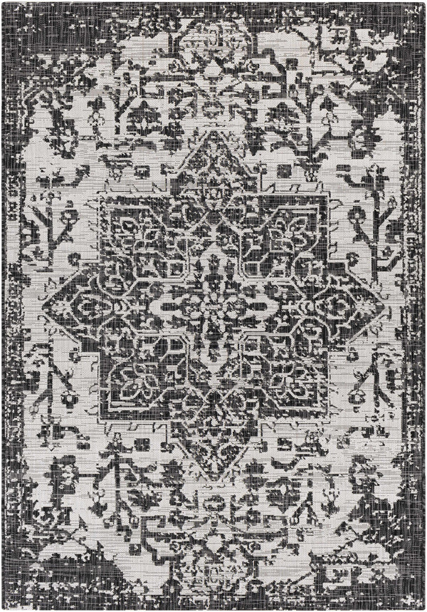 Hauteloom Kilmacolm KLMC Black Machine Made Polypropylene Rug