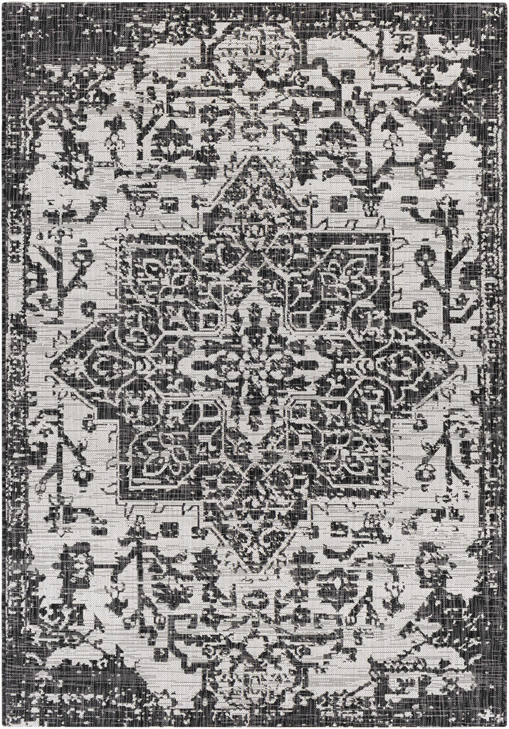 Hauteloom Kilmacolm KLMC Black Machine Made Polypropylene Rug