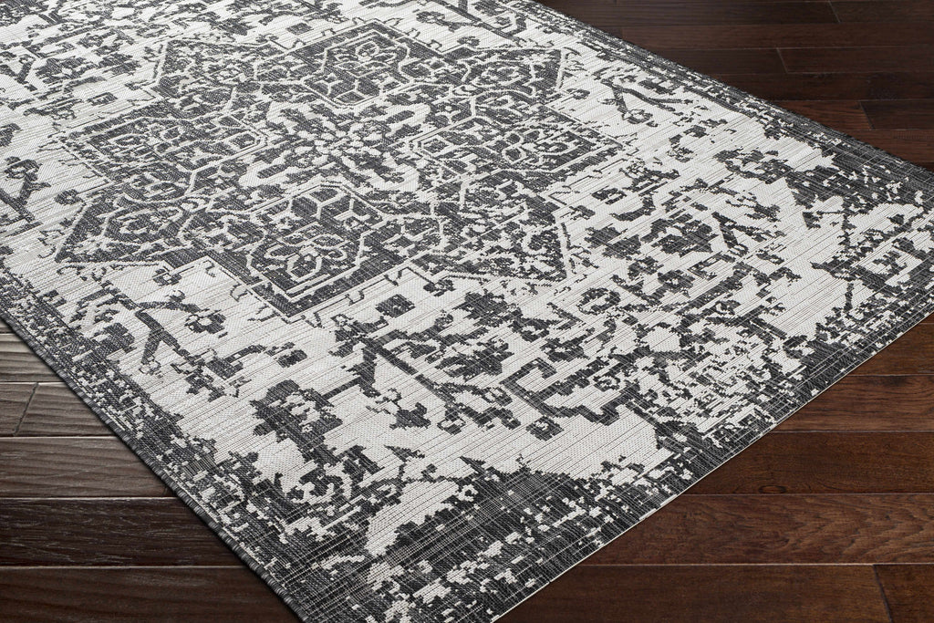 Hauteloom Kilmacolm KLMC Black Machine Made Polypropylene Rug