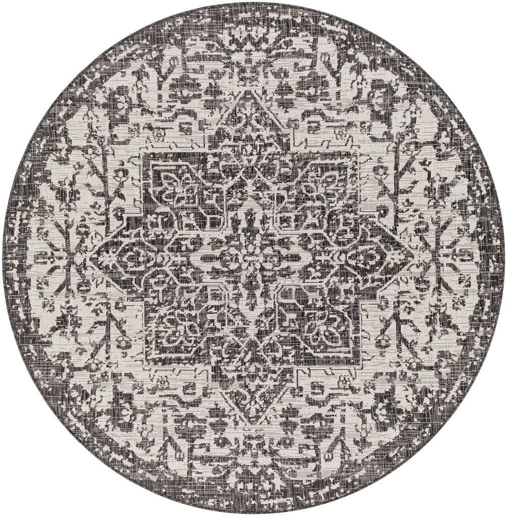 Hauteloom Kilmacolm KLMC Black Machine Made Polypropylene Rug