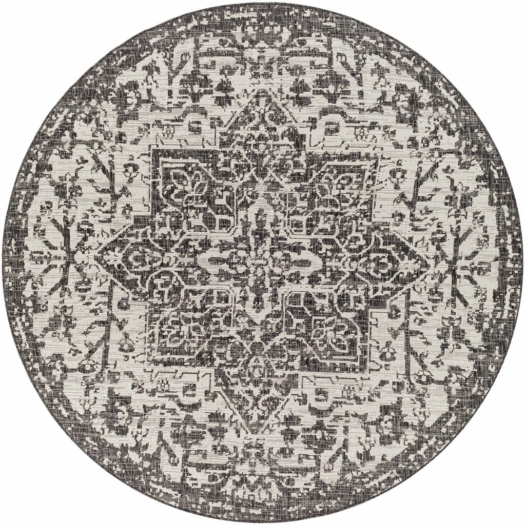 Hauteloom Kilmacolm KLMC Black Machine Made Polypropylene Rug