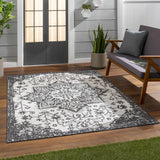 Hauteloom Kilmacolm KLMC Black Machine Made Polypropylene Rug