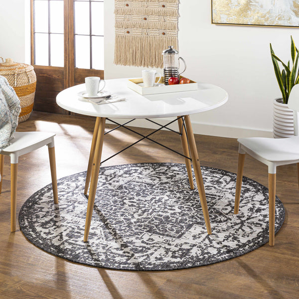 Hauteloom Kilmacolm KLMC Black Machine Made Polypropylene Rug