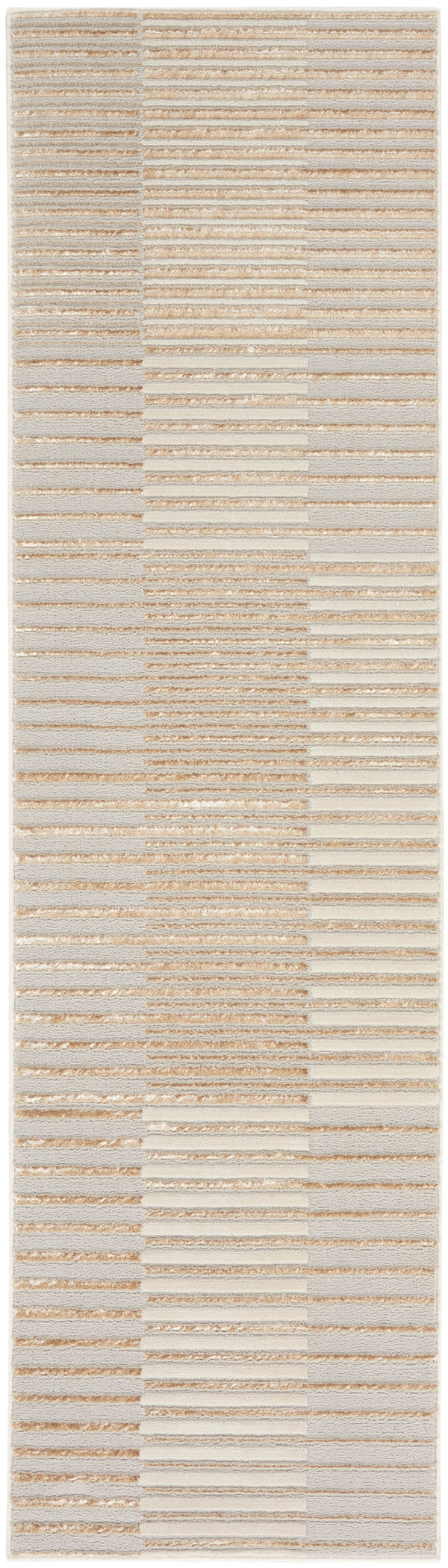 nourison brushstrokes bsk04 beige silver rug
