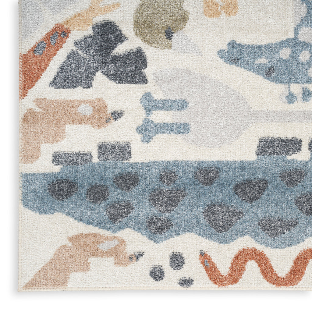nourison astra machine washable asw01 ivory rug