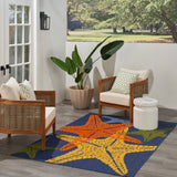 nourison aloha alh28 blue multicolor rug