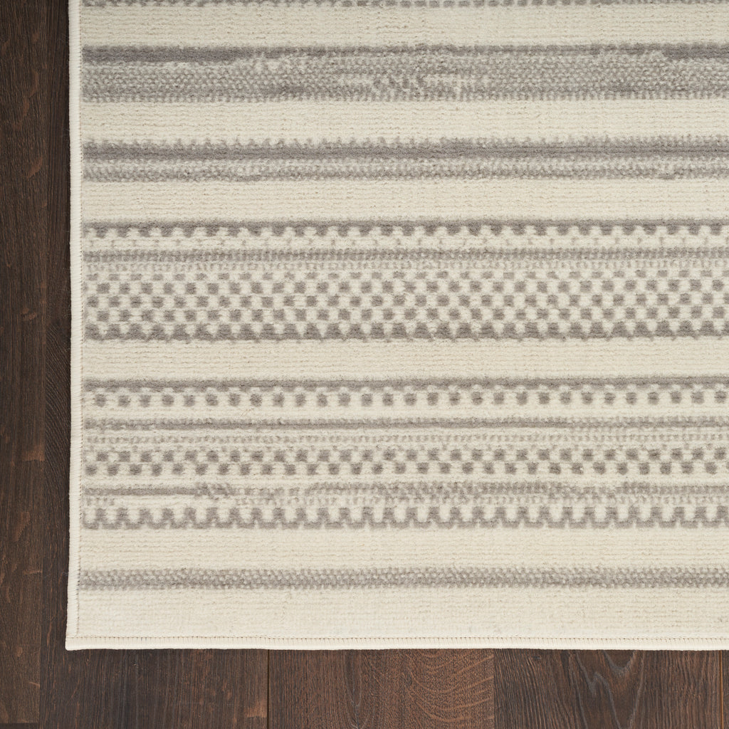 nourison grafix grf41 ivory grey rug