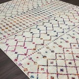 Hauteloom MARASH KMRSH4600 Purple Machine Made Polypropylene Rug