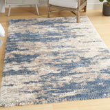 nourison dreamy shag drs10 light blue grey rug