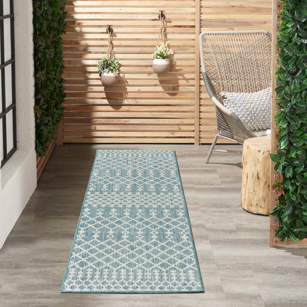 nourison positano pos02 aqua rug