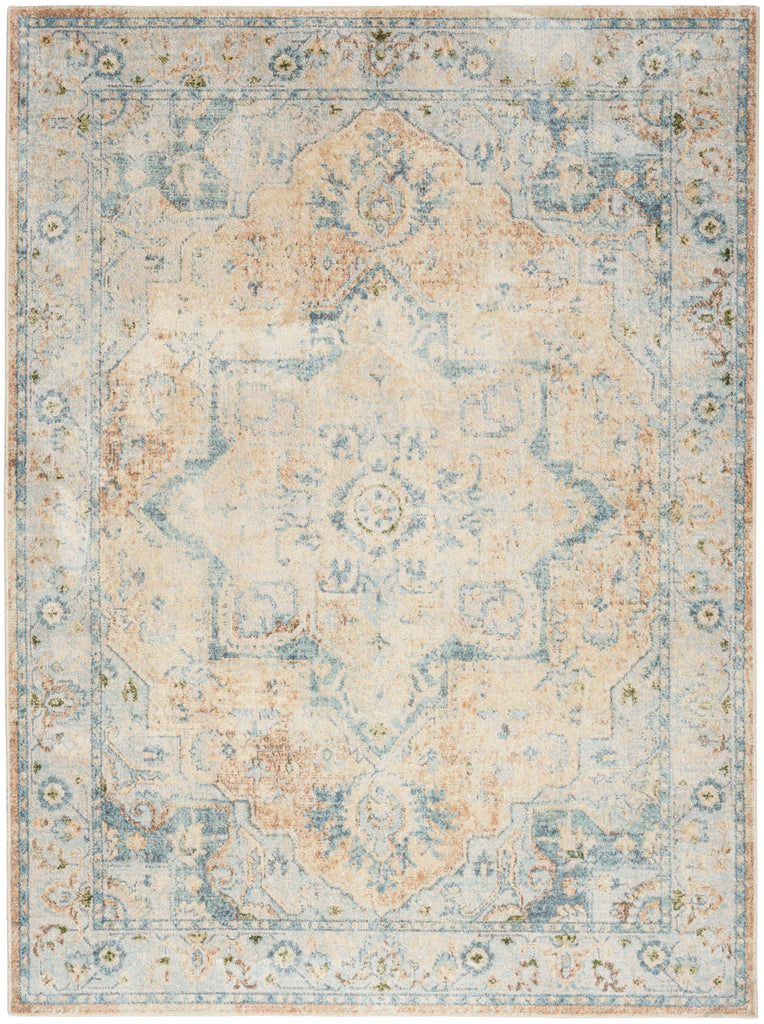 nourison astra machine washable asw12 beige blue rug