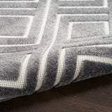 nourison care free caf03 grey rug