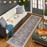 Hauteloom Kingscliff KNGRA Black Machine Made Polypropylene Rug