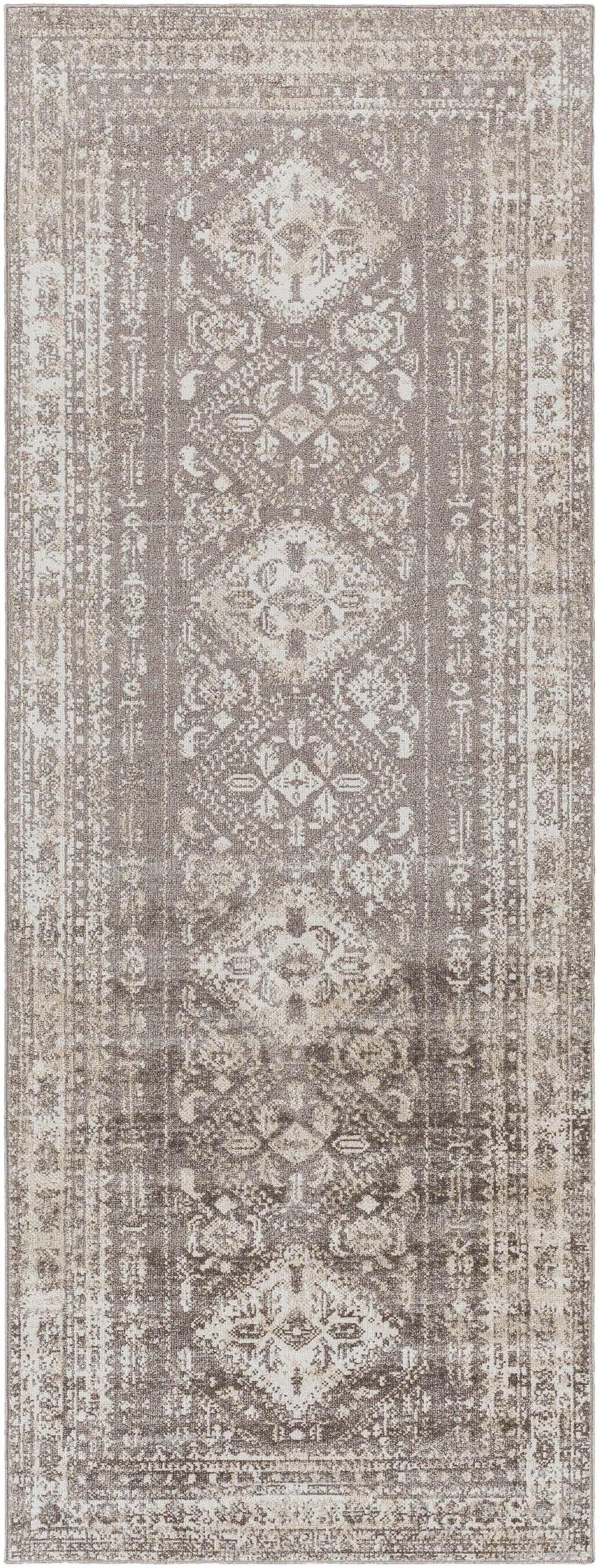 Hauteloom Kingscourt KNGSJ Cream Machine Made Polyester Rug