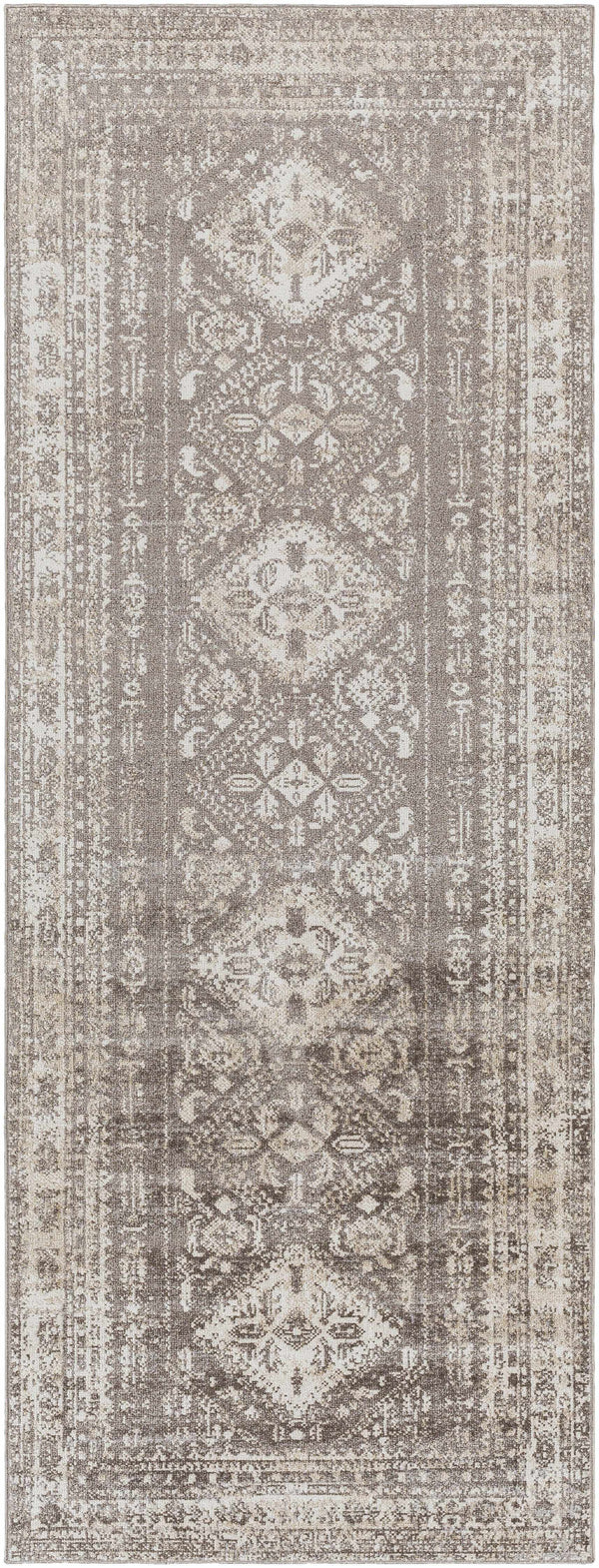 Hauteloom Kingscourt KNGSJ Cream Machine Made Polyester Rug