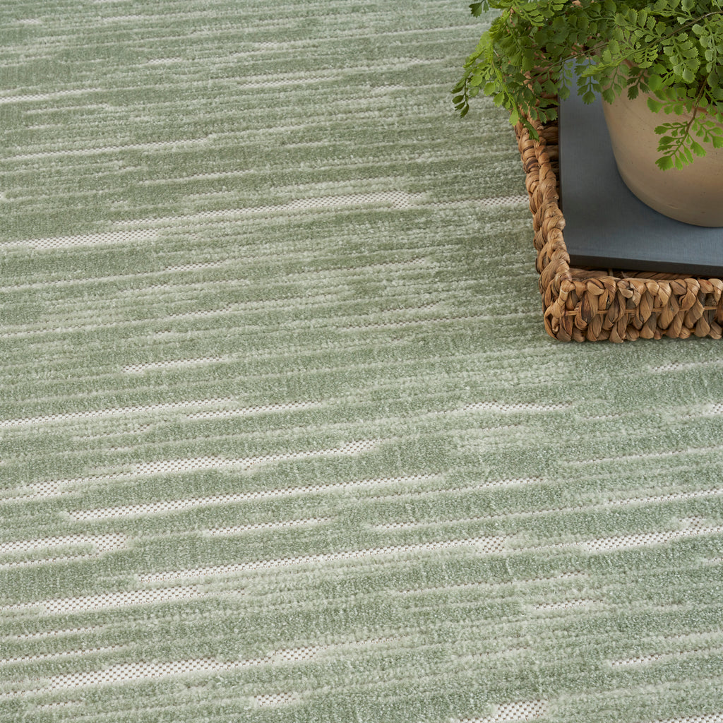 nourison care free caf04 green rug