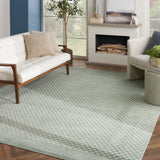 nourison care free caf02 green rug