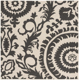 Hauteloom Kongiganak KON Black Machine Made Olefin Rug