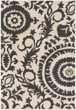 Hauteloom Kongiganak KON Black Machine Made Olefin Rug