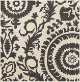Hauteloom Kongiganak KON Black Machine Made Olefin Rug