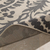 Hauteloom Kongiganak KON Black Machine Made Olefin Rug