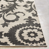 Hauteloom Kongiganak KON Black Machine Made Olefin Rug