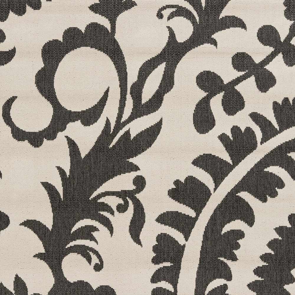 Hauteloom Kongiganak KON Black Machine Made Olefin Rug