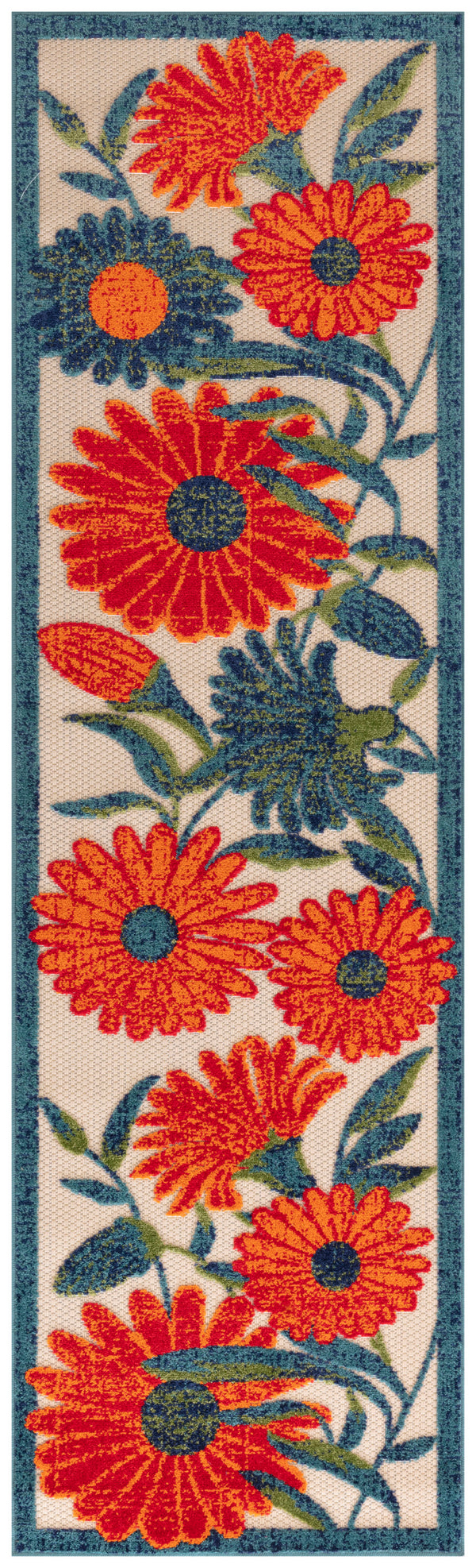 nourison aloha alh33 ivory multicolor rug
