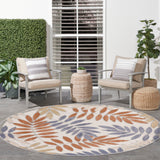 nourison aloha alh18 blue mocha rug