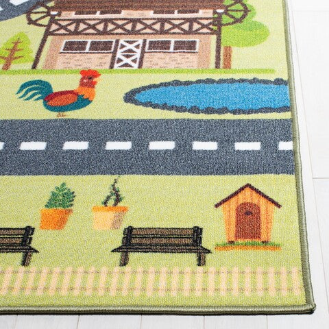 safavieh clearance kids playhouse kph232y light green rug