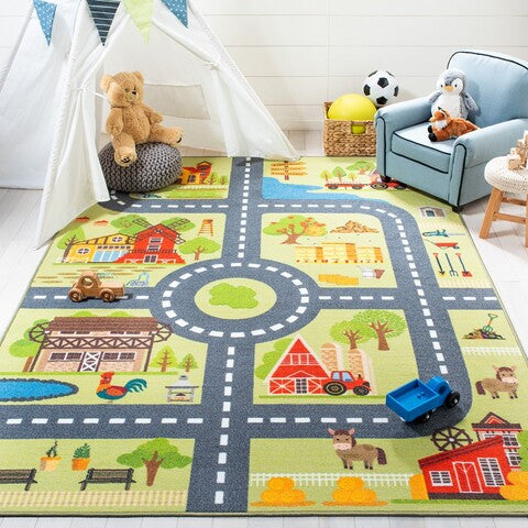 safavieh clearance kids playhouse kph232y light green rug