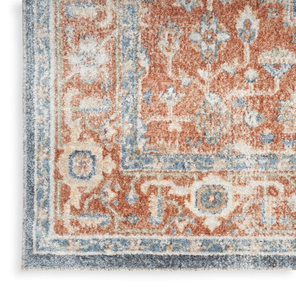 nourison astra machine washable asw11 denim multicolor rug