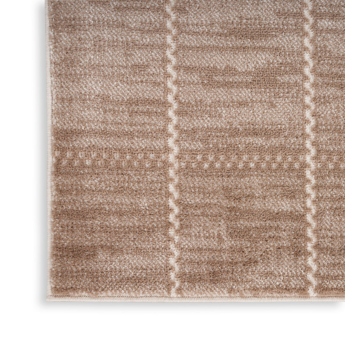 nourison serenity home srh05 mocha ivory rug