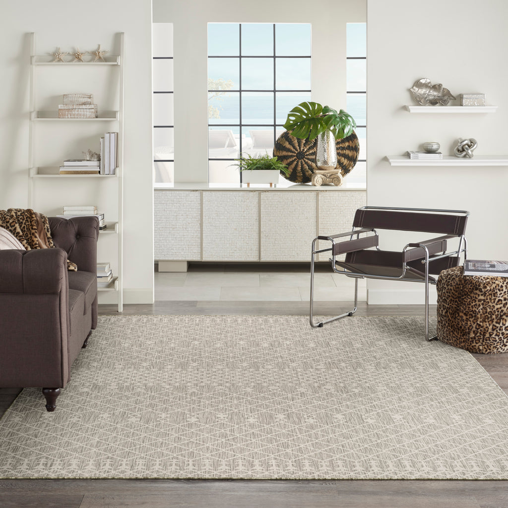 nourison positano pos02 light grey rug
