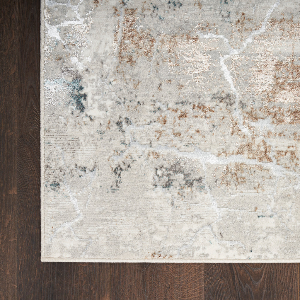 nourison glitz glz23 grey multicolor rug