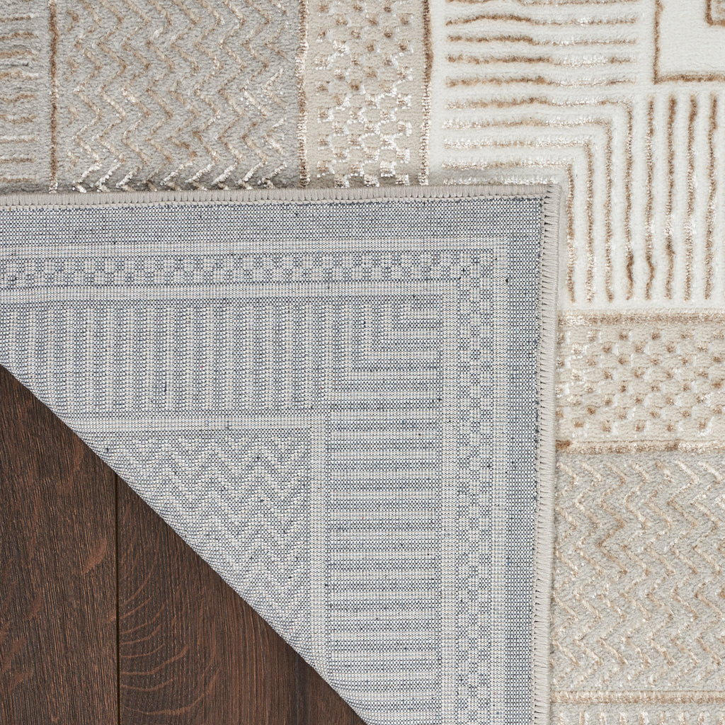 nourison glitz glz07 ivory rug