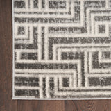 nourison serenity home srh04 grey ivory rug