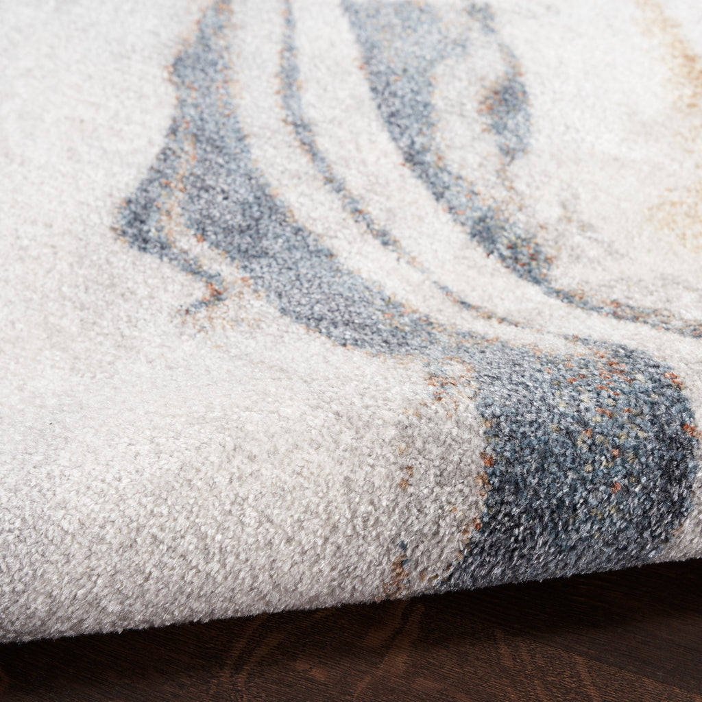nourison astra machine washable asw15 ivory blue rug