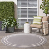 nourison nourison essentials nre02 grey ivory rug