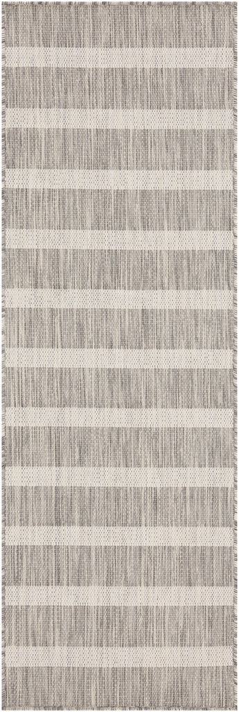 nourison positano pos03 grey ivory rug