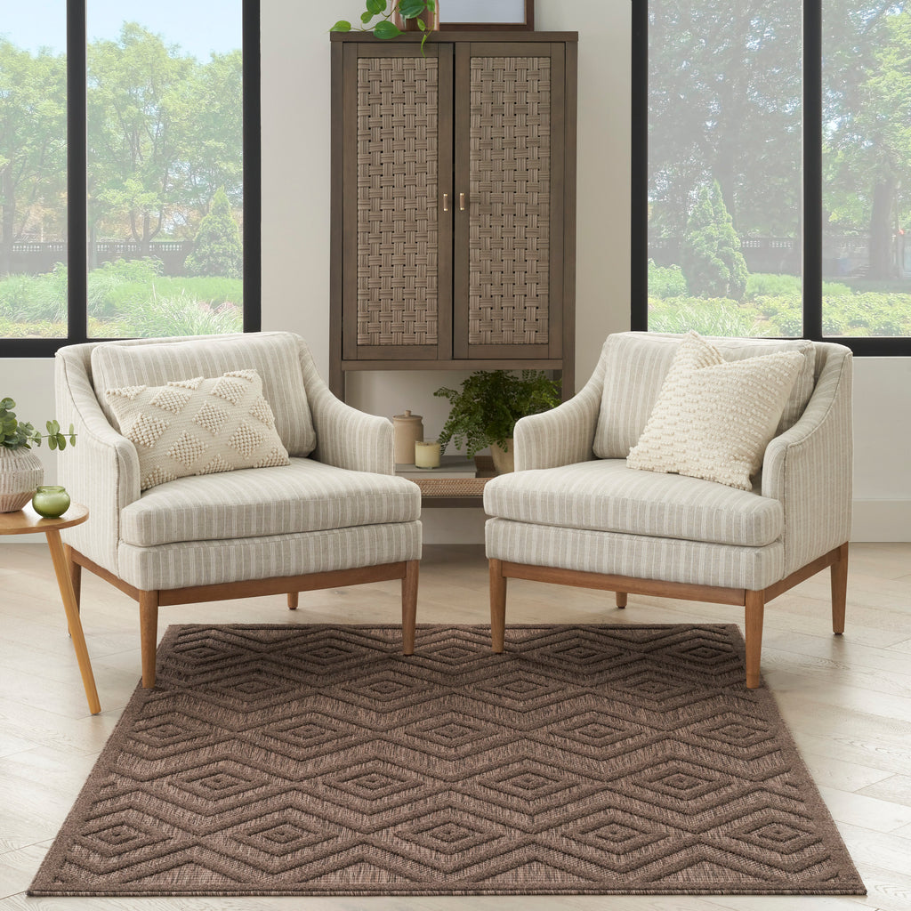 nourison versatile nrv01 brown rug