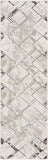 nourison glitz glz02 ivory grey rug