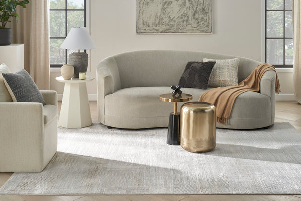 nourison glitz glz09 silver grey rug