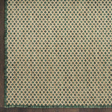 nourison courtyard cou01 green rug