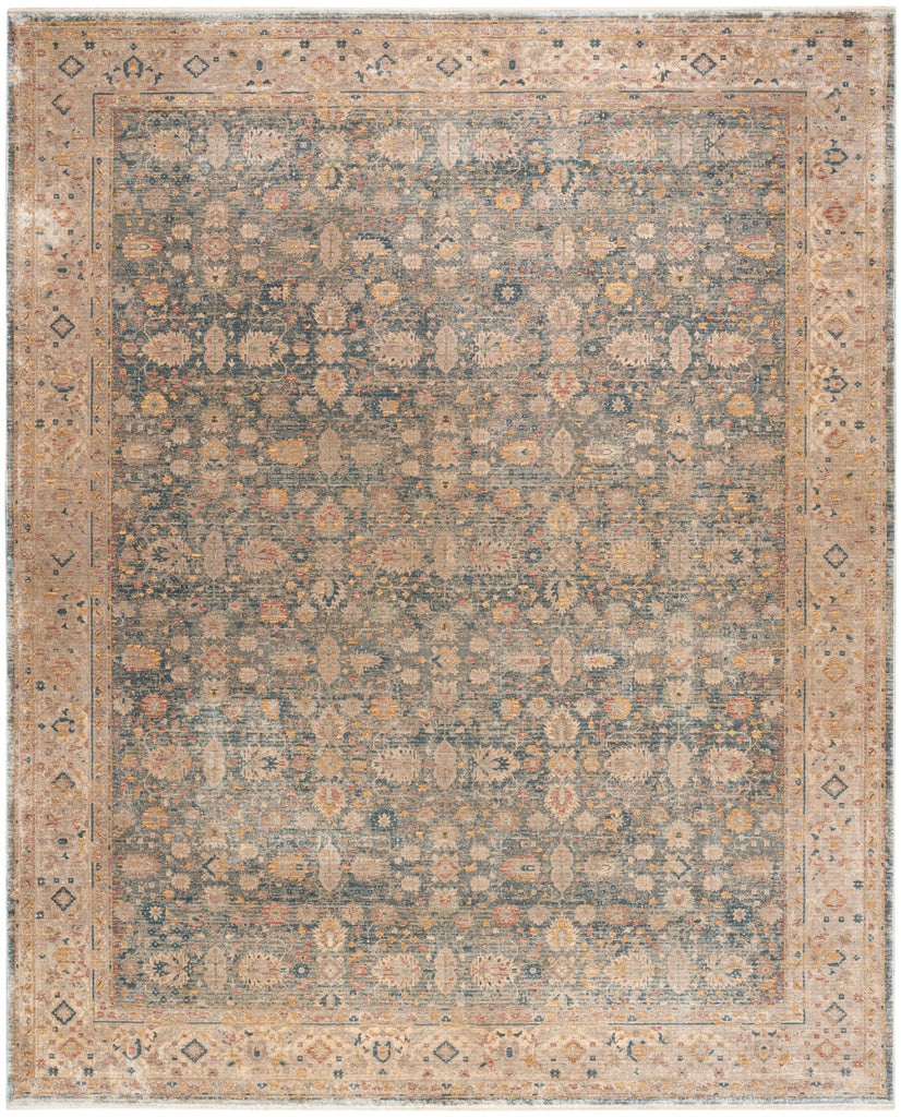 nourison luxurious lrs03 ivory blue rug